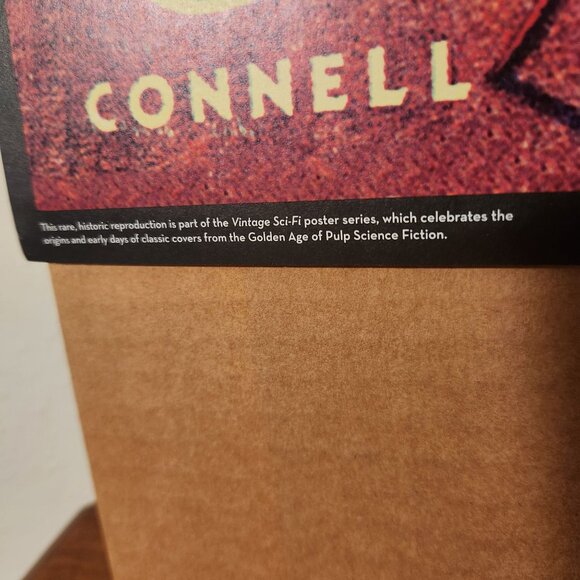 VTG Reproduction Sci-Fi Pulp Fiction Planet Stories Vol. 1 Poster Print By Asgar - Picture 3 of 10